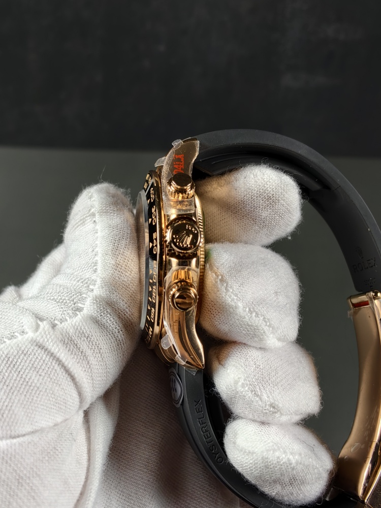CCC Everose Daytona Black Diamond Oysterflex 126515LN | 40mm | DD4131 Movement | SW Dial & Deep Crystal