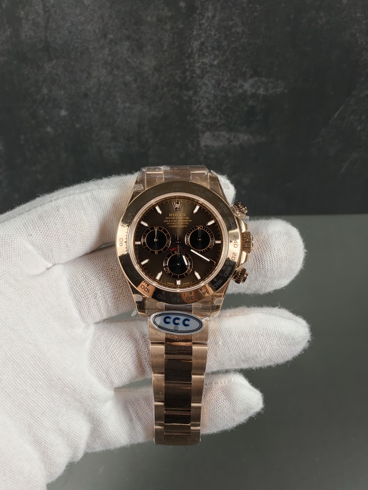 CCC Everose Daytona Chocolate Dial 126505 | 40mm | DD4131 Movement | SW Dial & Deep Crystal