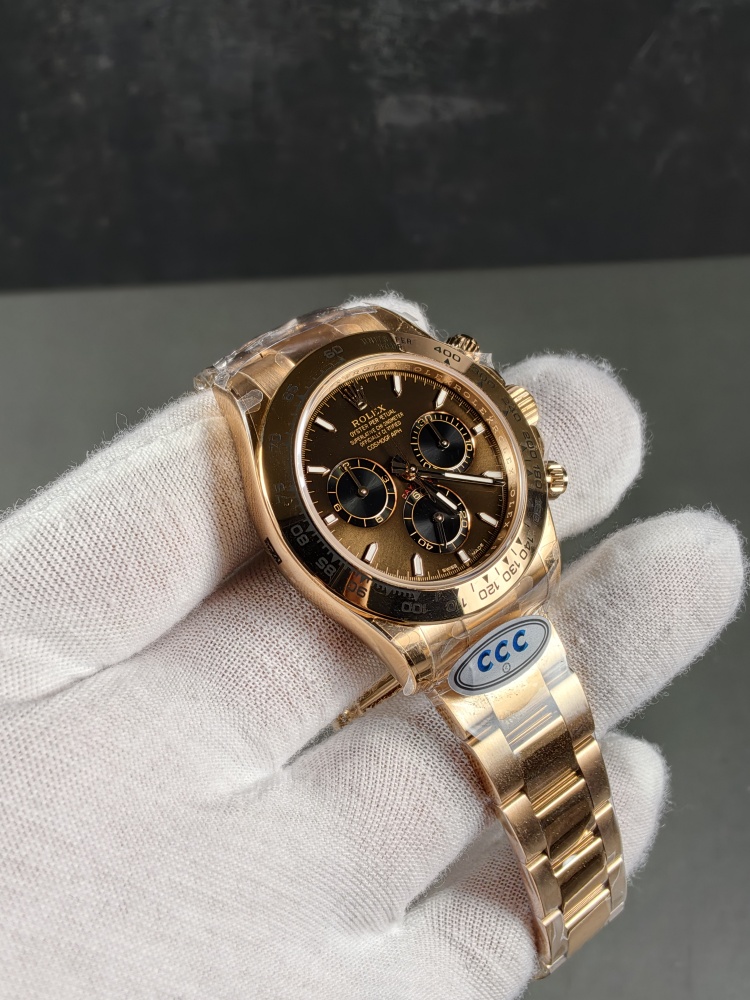 CCC Everose Daytona Chocolate Dial 126505 | 40mm | DD4131 Movement | SW Dial & Deep Crystal