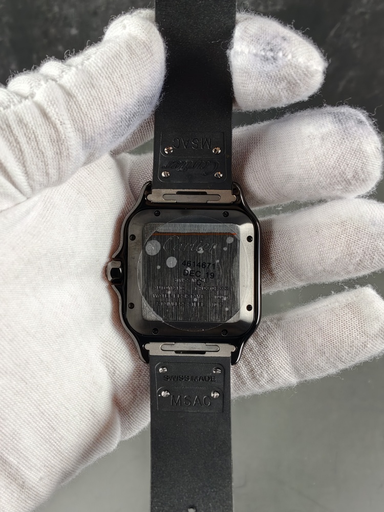 BVF Cartier Santos Black ADLC | 40mm | Miyota 9015 Automatic Movement