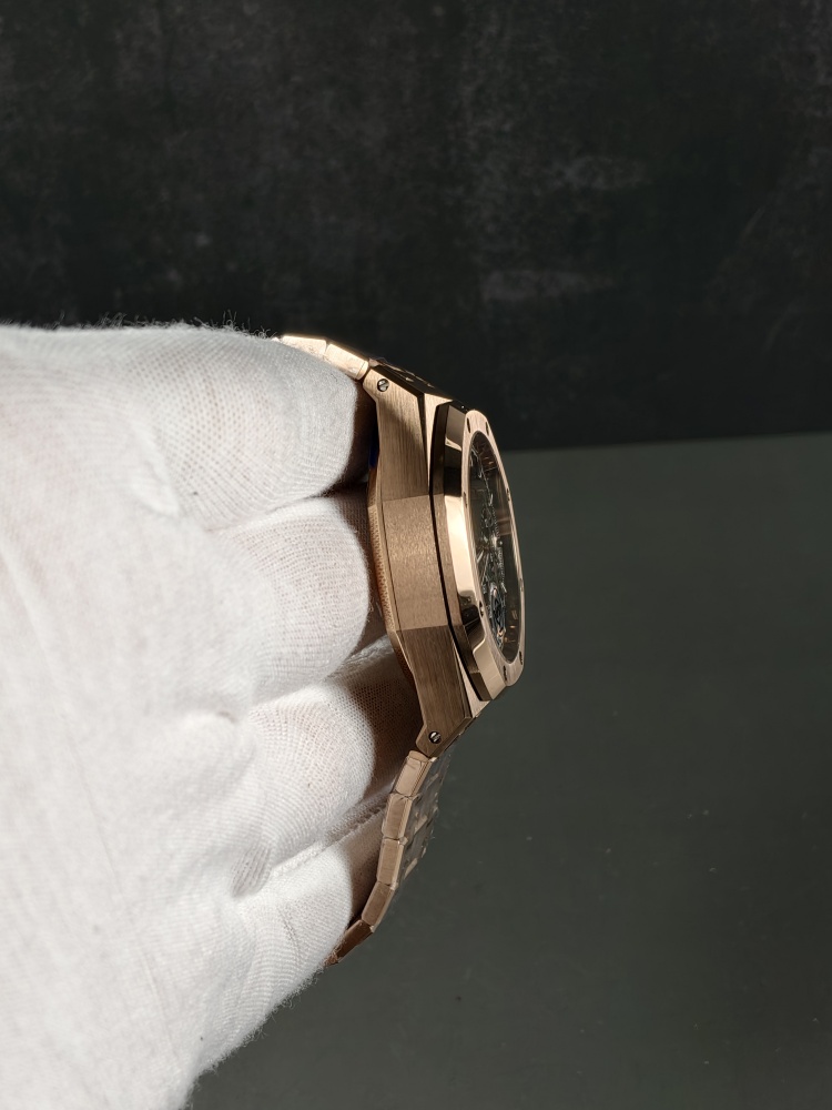 APSF V2 Free-Sprung Royal Oak Chronograph 26240 Rose Gold Green Dial | 41mm | Free-Sprung 4401 Super Clone Movement