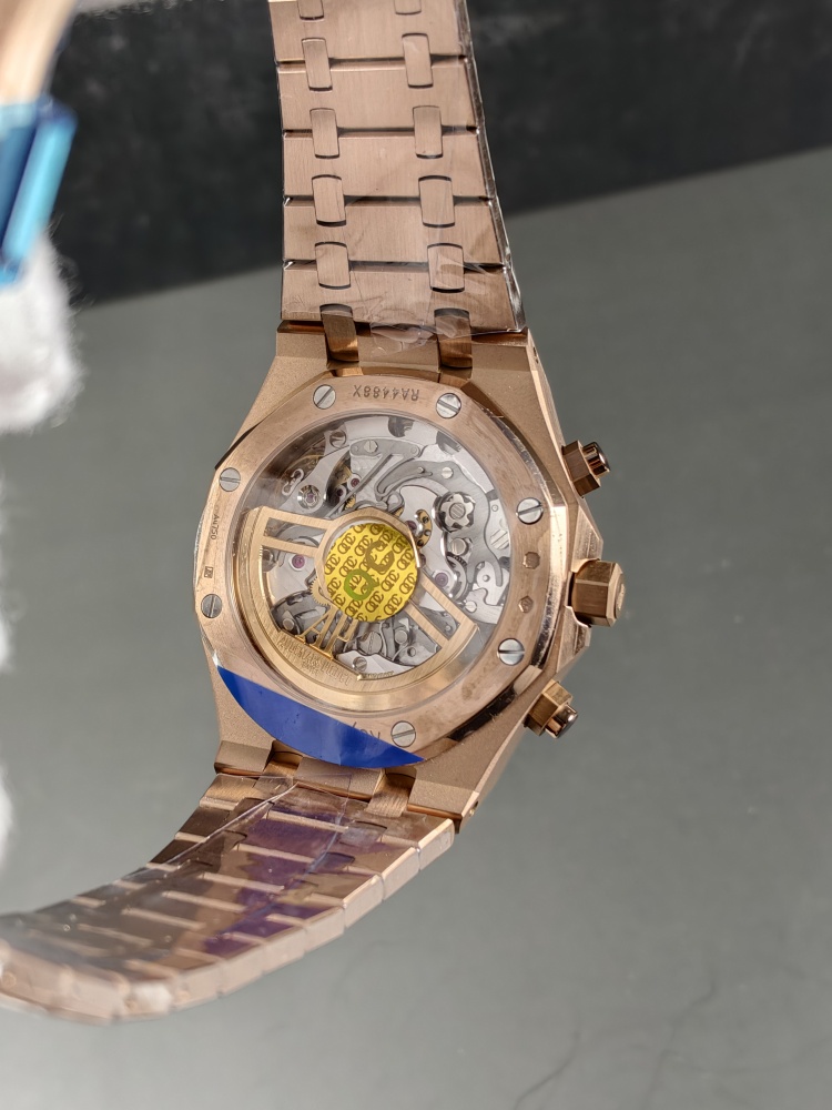 APSF V2 Free-Sprung Royal Oak Chronograph 26240 Rose Gold Green Dial | 41mm | Free-Sprung 4401 Super Clone Movement