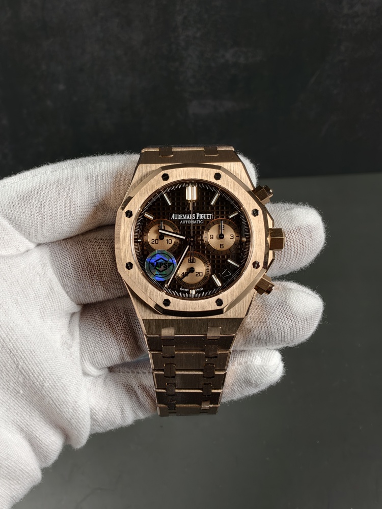 APSF V1 Royal Oak Chronograph 26240 Rose Gold Brown Dial | 41mm | 4401 Super Clone Movement