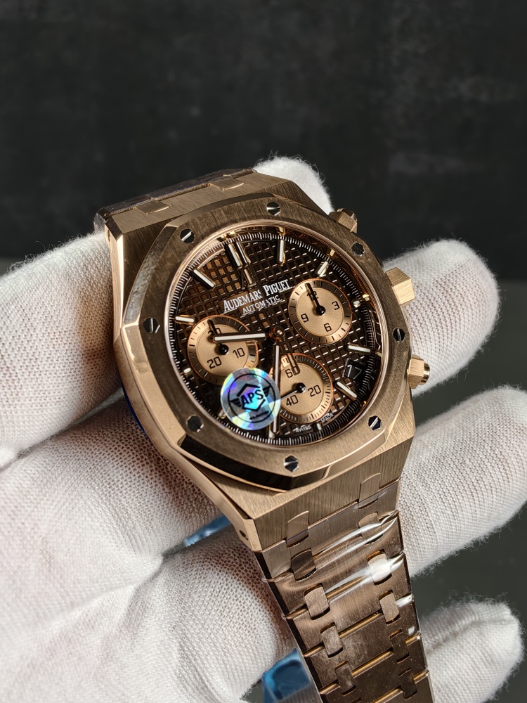 APSF V1 Royal Oak Chronograph 26240 Rose Gold Brown Dial | 41mm | 4401 Super Clone Movement