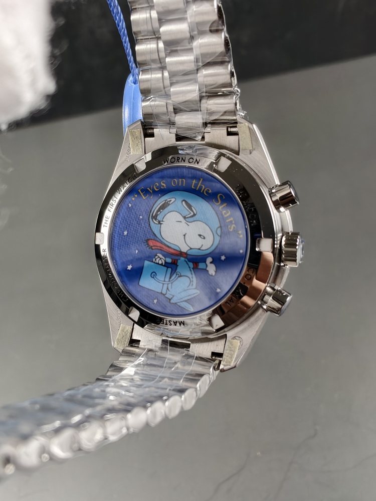 N1 Speedmaster Silver Snoopy Award Moonwatch | 42mm | Seagull 3861 Manual-Wind Chronograph Movement