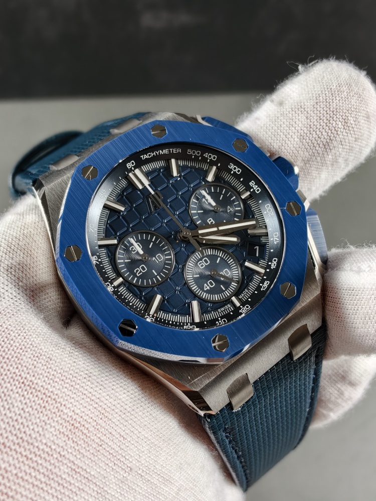 DDF Royal Oak Offshore Chronograph 26420 Blue Dial | 43mm | DD4401 Super Clone Movement
