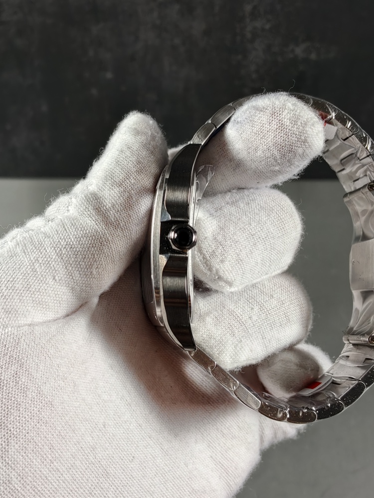 RICH Santos de Cartier Skeleton WHSA0027 Black ADLC | 39.8mm | 9611 MC Clone Manual-Wind Movement