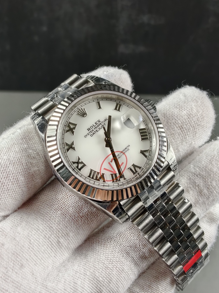 VSF V2 Datejust White Roman Dial | 41mm | DD3235 Super Clone Movement