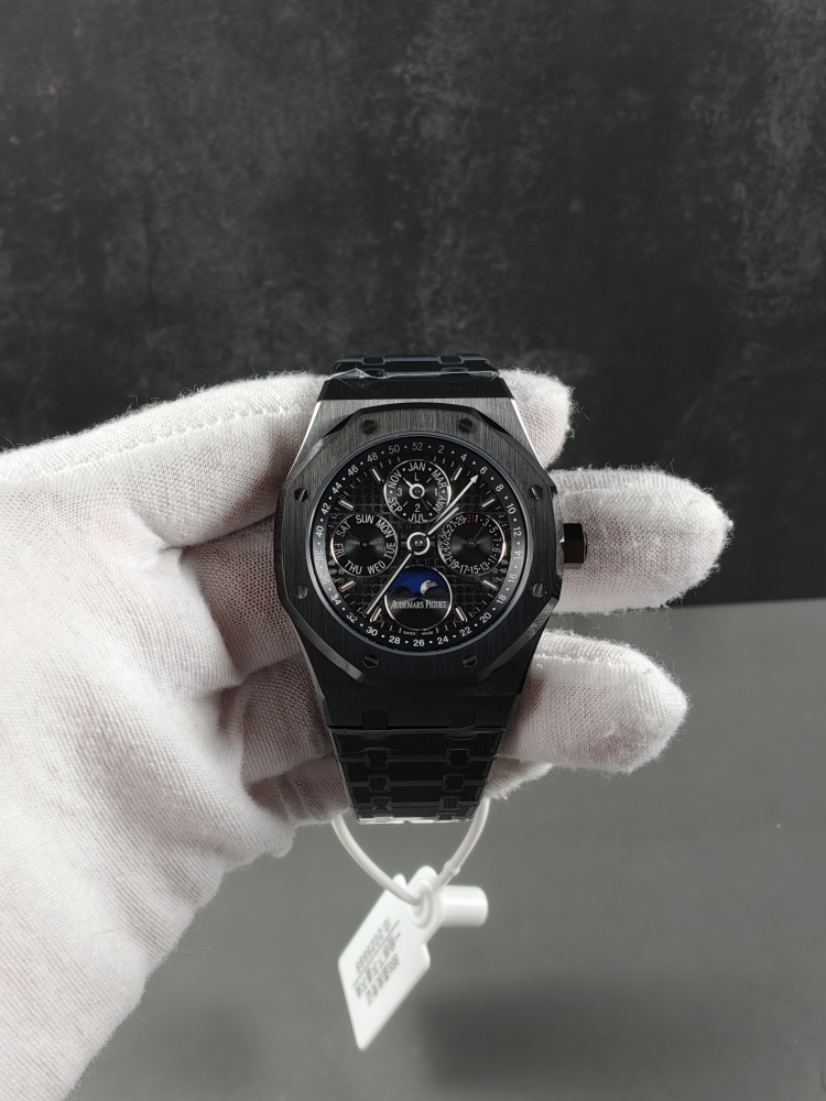 BBS Royal Oak Perpetual Calendar 26579CE Black Ceramic | 41mm | Custom 5134 Perpetual Calendar Automatic Movement