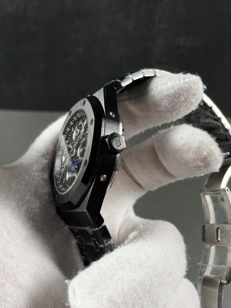 BBS Royal Oak Perpetual Calendar 26579CE Black Ceramic | 41mm | Custom 5134 Perpetual Calendar Automatic Movement