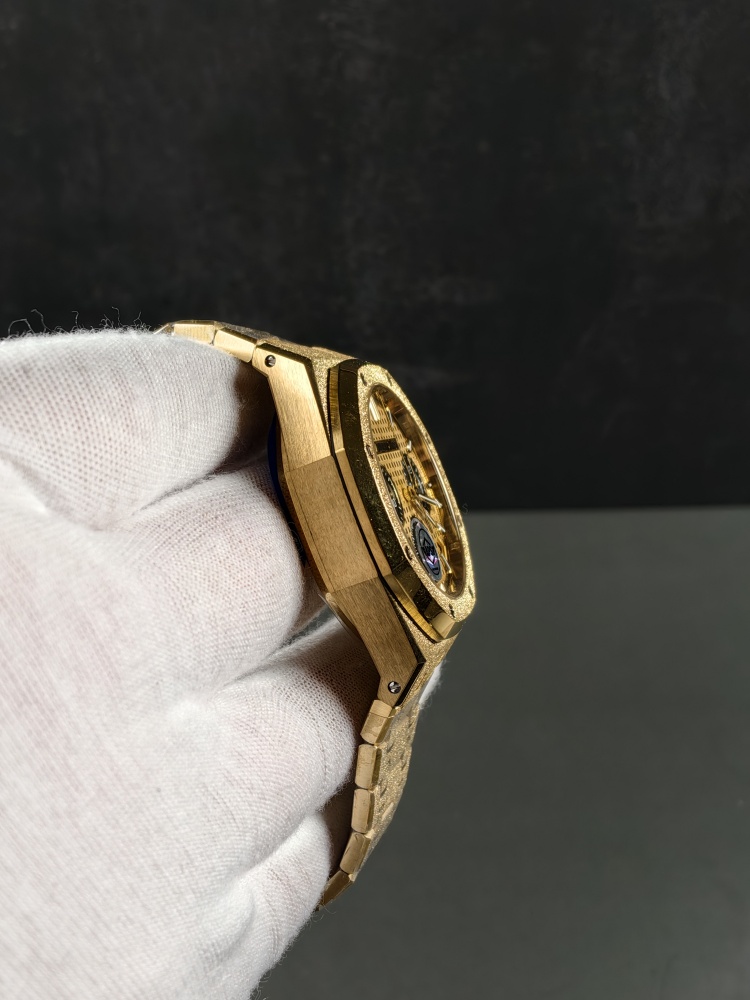 APSF V2 Free-Sprung Royal Oak Chronograph 26240BA Frosted Gold | 41mm | SA4401 Free-Sprung Super Clone Movement