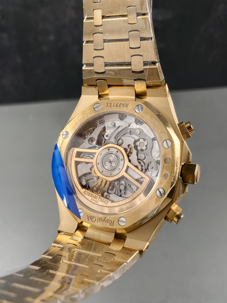 APSF V2 Free-Sprung Royal Oak Chronograph 26240BA Frosted Gold | 41mm | SA4401 Free-Sprung Super Clone Movement