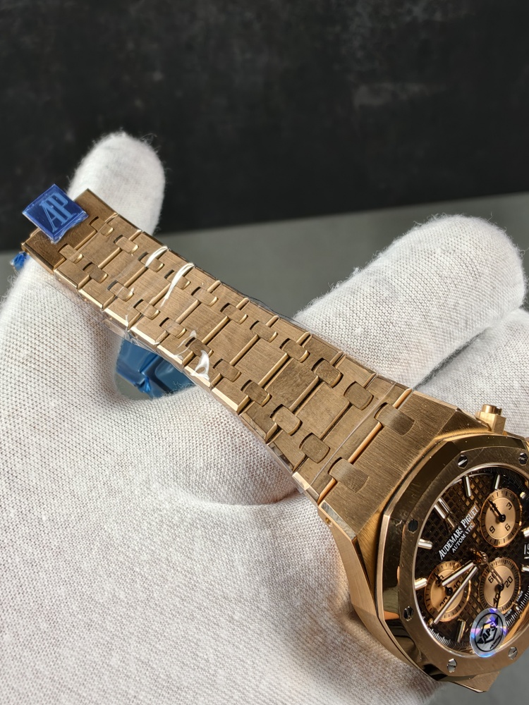 APSF V2 Free-Sprung Royal Oak Chronograph 26331OR Rose Gold | 41mm | APSF 3126 Free-Sprung Super Clone Chronograph Movement