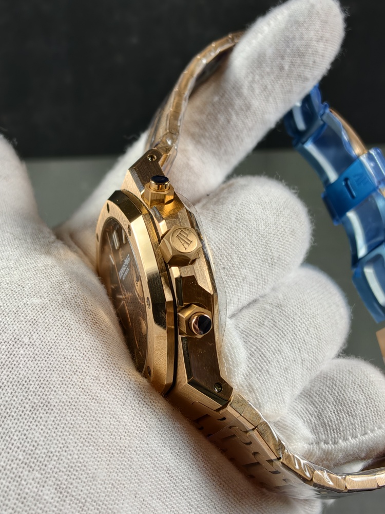 APSF V2 Free-Sprung Royal Oak Chronograph 26331OR Rose Gold | 41mm | APSF 3126 Free-Sprung Super Clone Chronograph Movement