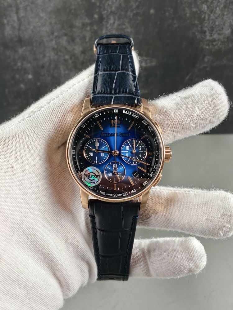APSF Code 11.59 Rose Gold Blue Ombre Dial | 41mm | SA4302 Super Clone Movement