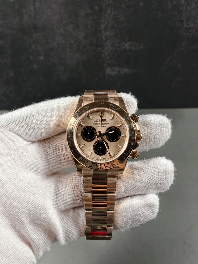 VSF V3 Weighted Daytona Rose Gold Sun Dust Dial | 40mm | DD4131 Super Clone Chronograph Movement