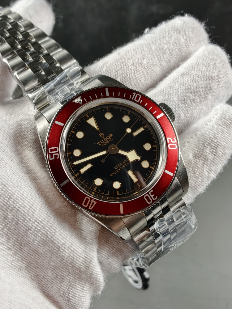 ZF Black Bay Red Bezel Black Dial | 41mm | A2824 Automatic Movement