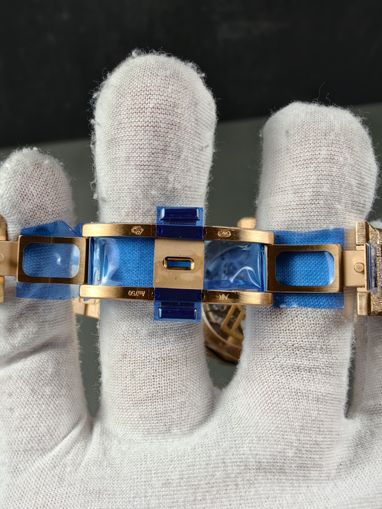 APSF V2 Free-Sprung Royal Oak Chronograph 26239OR Frosted Rose Gold Blue Dial | 41mm | SA4401 Free-Sprung Super Clone Movement