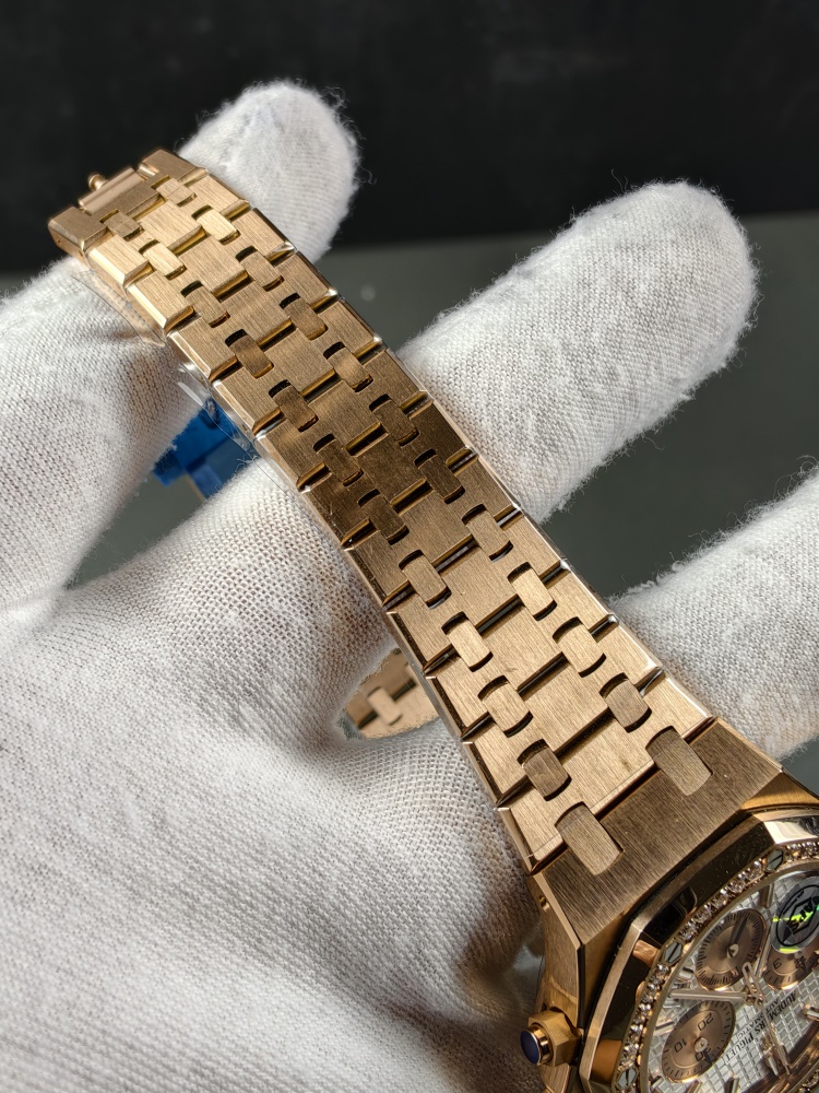 APSF Royal Oak Chronograph 26315OR White Dial Diamond Bezel | 38mm | Dandong 2385 Automatic Chronograph Movement
