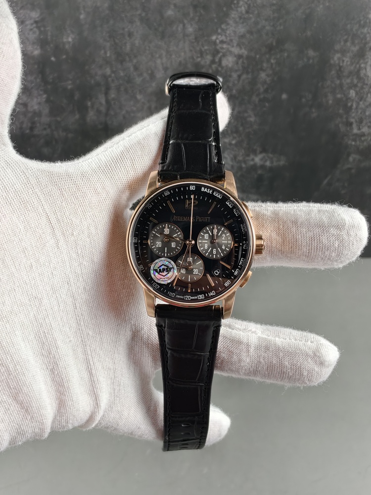 APSF Code 11.59 Rose Gold Black Dial | 41mm | SA4302 Super Clone Movement