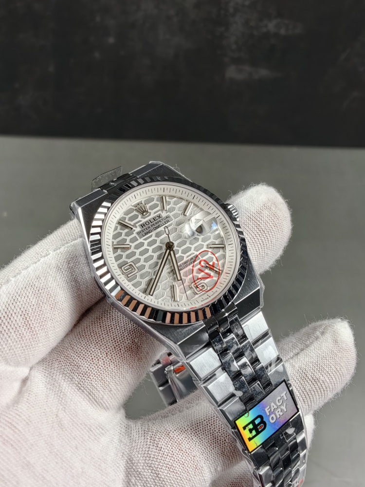 3B Land-Dweller White Honeycomb Dial | 40mm | Decorated Miyota 9015 Automatic Movement
