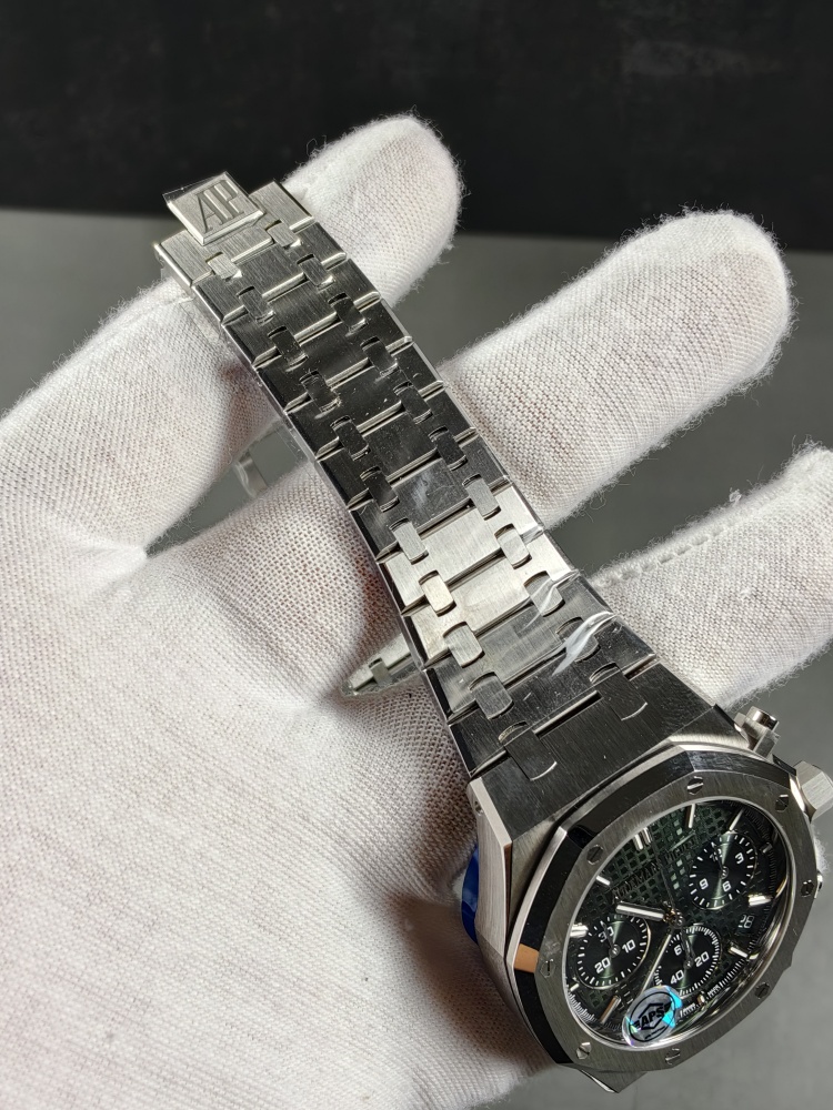 APSF V2 Free-Sprung Royal Oak Chronograph 26240ST Green Dial | 41mm | Free-Sprung SA4401 Super Clone Movement