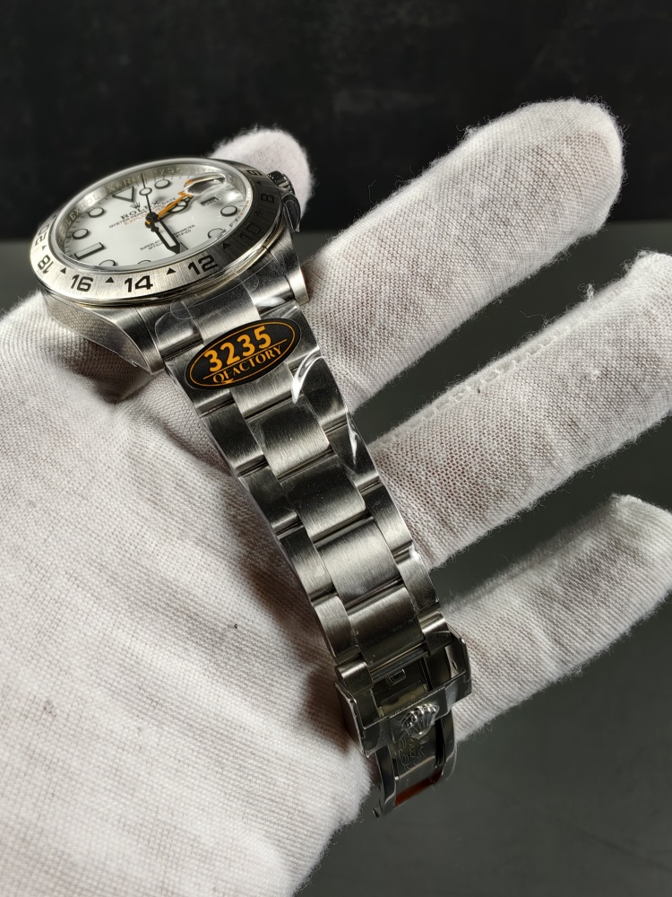 QF Explorer II Polar White Dial | 42mm | SH3285 Super Clone GMT Movement