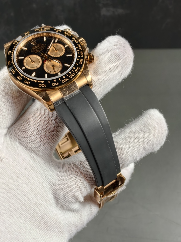 QF Daytona 126515LN Everose Gold Black Dial | 40mm | DD4131 Super Clone Movement
