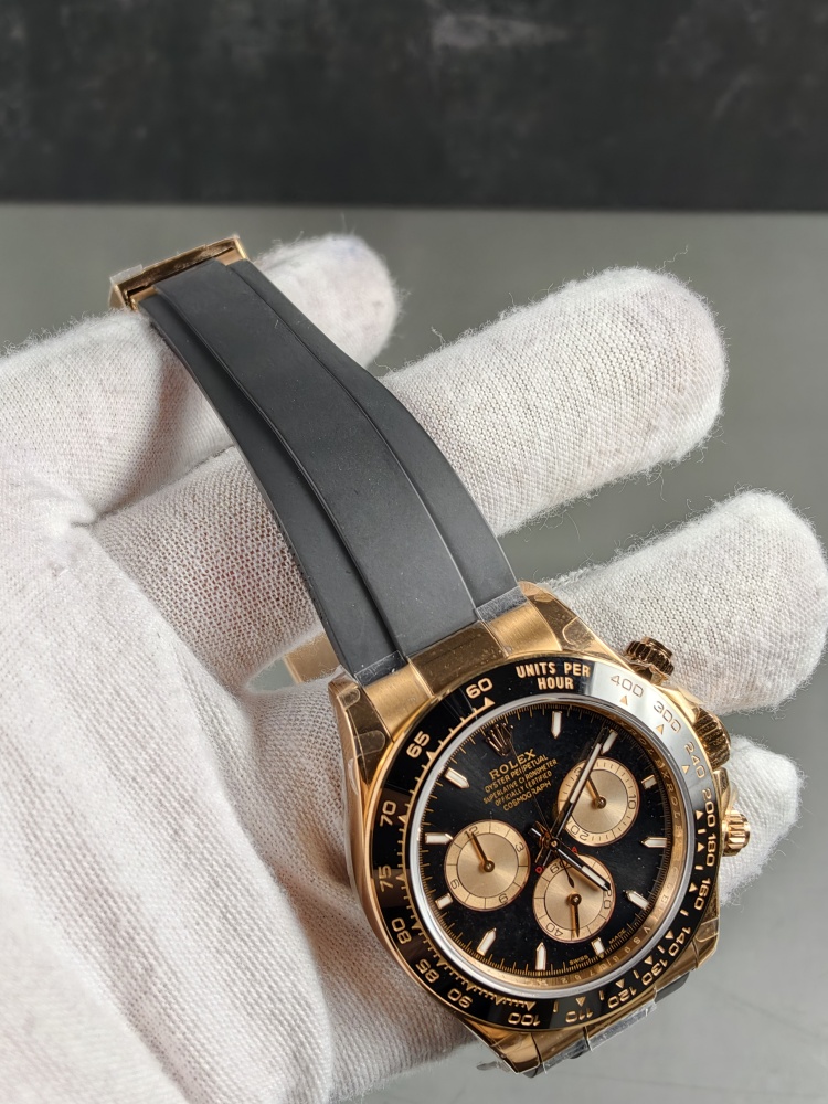 QF Daytona 126515LN Everose Gold Black Dial | 40mm | DD4131 Super Clone Movement