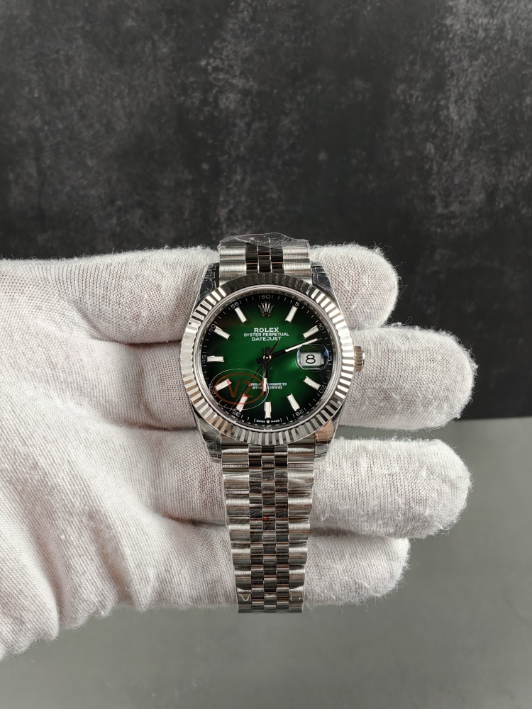 VSF V2 Datejust 41 Green Ombré Dial | 41mm | DD3235 Super Clone Movement