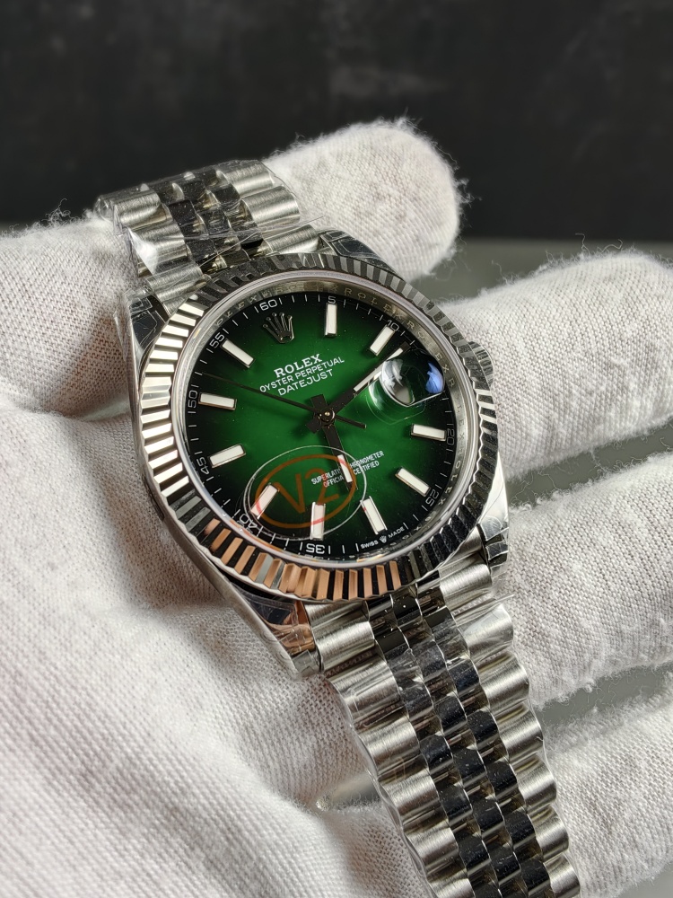 VSF V2 Datejust 41 Green Ombré Dial | 41mm | DD3235 Super Clone Movement