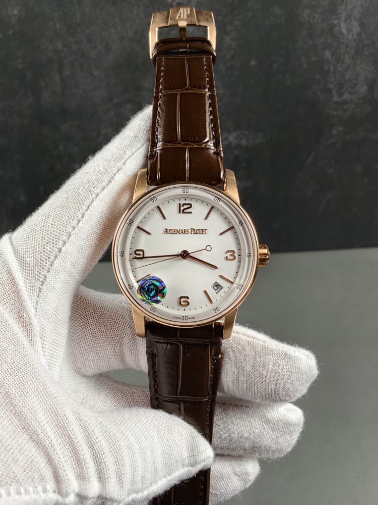 APSF Code 11.59 Selfwinding 15210OR Rose Gold White Dial | 41mm | SA4302 Super Clone Movement
