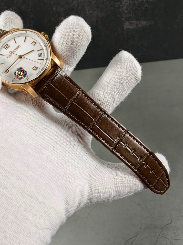 APSF Code 11.59 Selfwinding 15210OR Rose Gold White Dial | 41mm | SA4302 Super Clone Movement