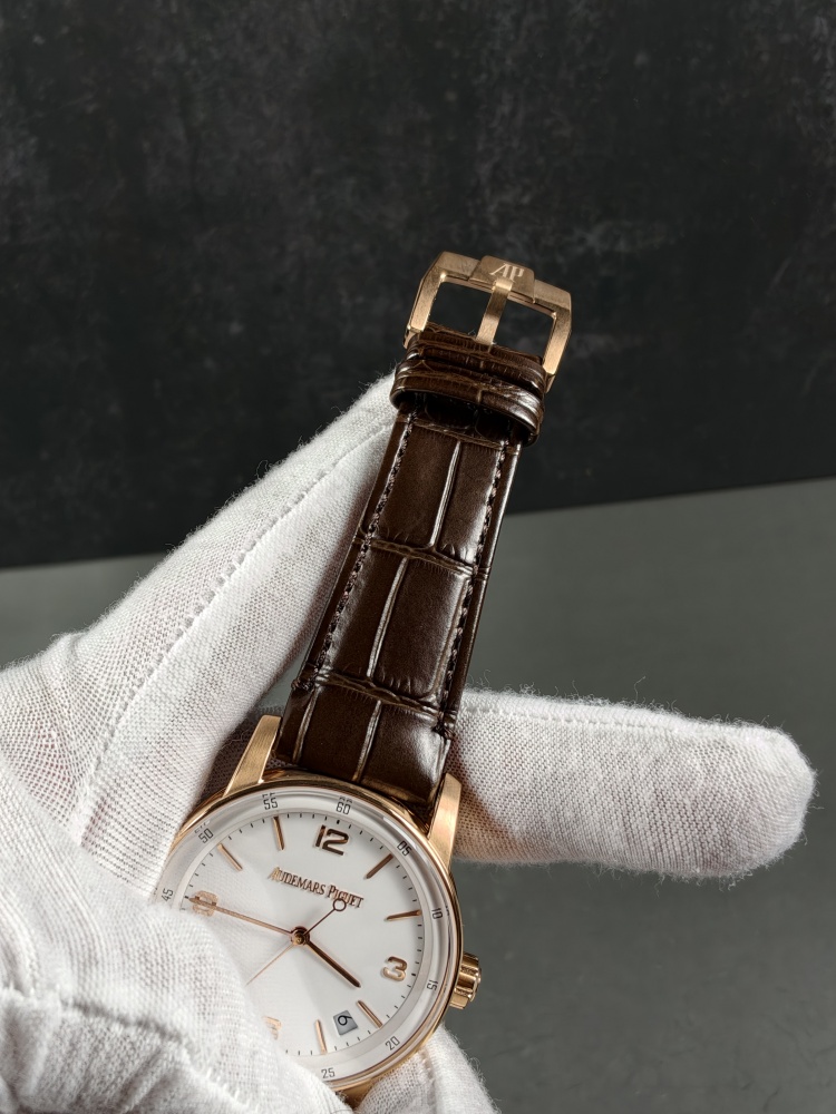 APSF Code 11.59 Selfwinding 15210OR Rose Gold White Dial | 41mm | SA4302 Super Clone Movement