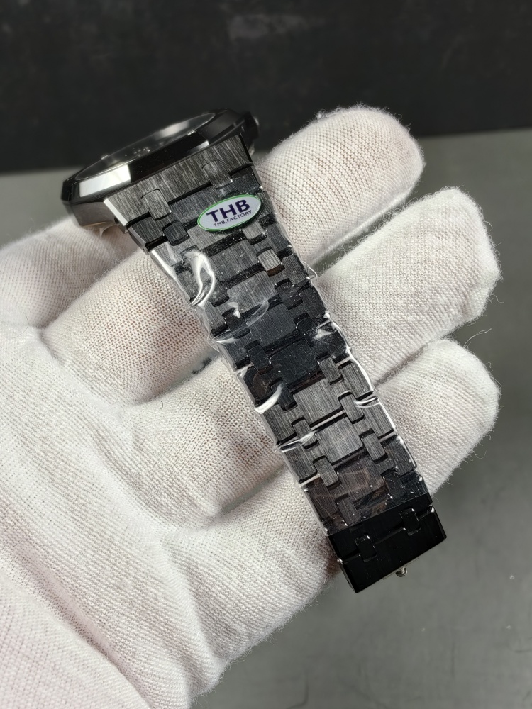THB Royal Oak 15400 Black Ceramic Blue Dial | 41mm | Clone Calibre 3120 Automatic Movement