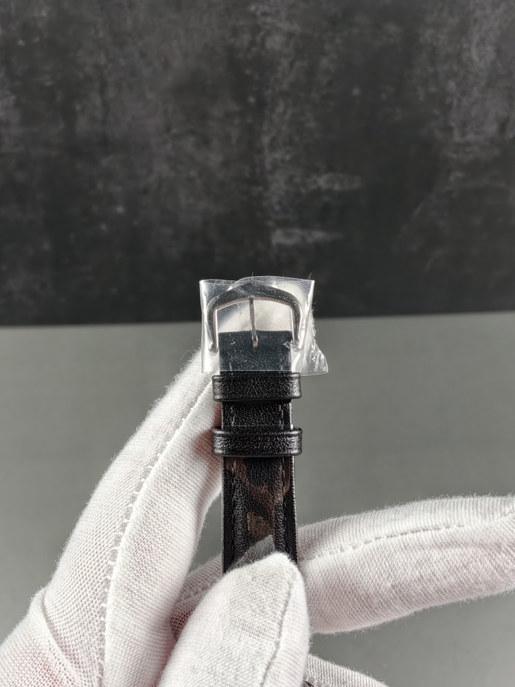 AF Tank de Cartier Small Model | Black Leather Strap | Swiss Quartz Movement