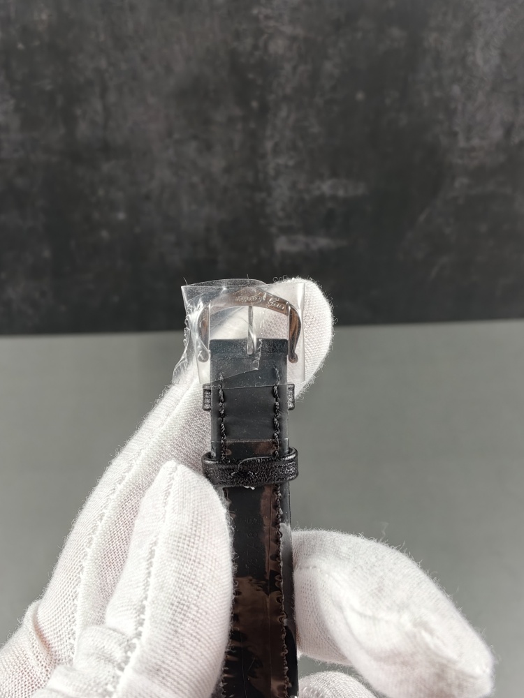 AF Tank de Cartier Small Model | Black Leather Strap | Swiss Quartz Movement
