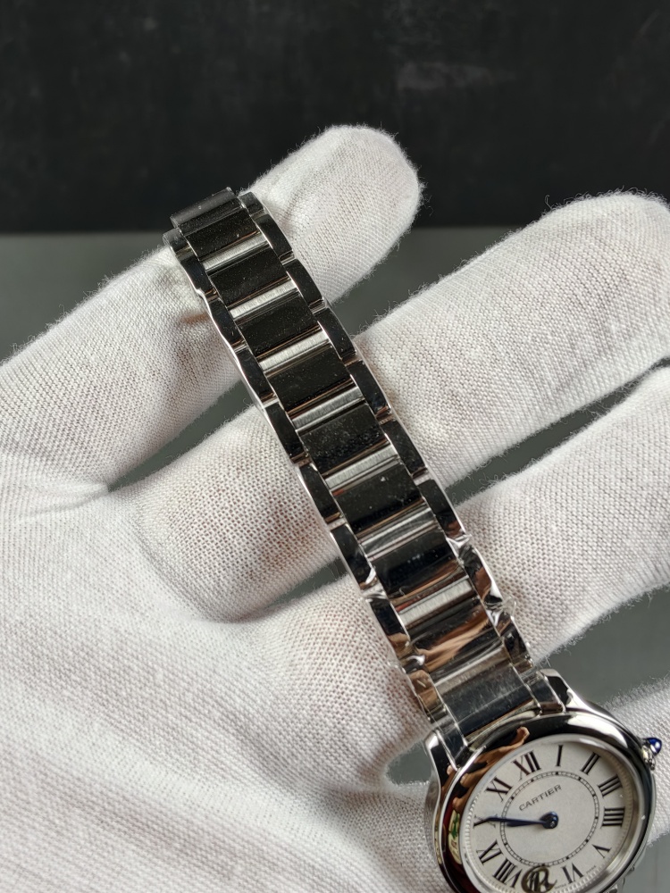 AF Ronde de Cartier Small Model | Stainless Steel Bracelet | Swiss Quartz Movement