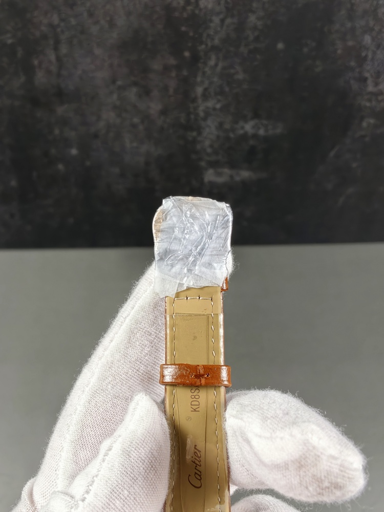 AF Tank de Cartier Small Model Yellow Gold | Brown Leather Strap | Swiss Quartz Movement