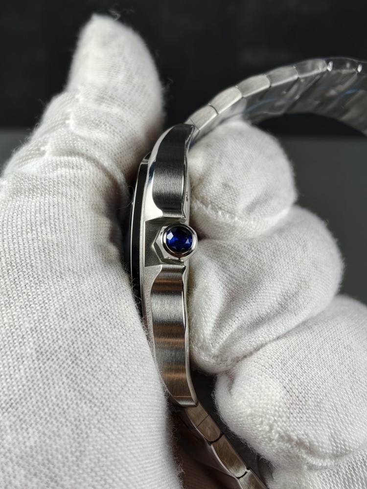 AF Santos de Cartier Large Model Blue Dial | Stainless Steel | Miyota 9015 Automatic Movement | Extra Blue Leather Strap