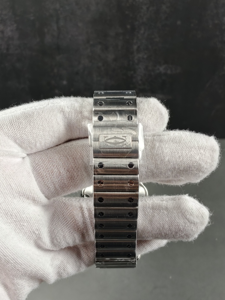 AF Santos de Cartier Large Model Green Dial | Stainless Steel | Miyota 9015 Automatic Movement | Extra Green Leather Strap