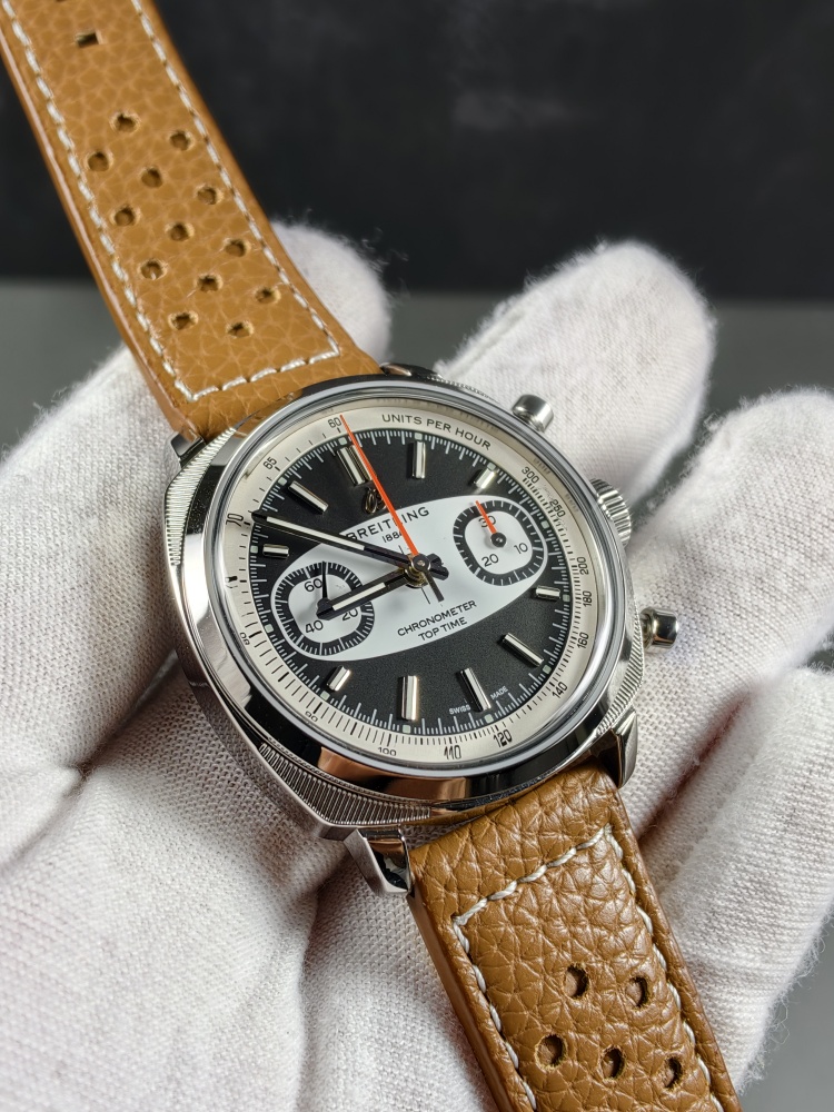 BLS Top Time B01 Racing Black Dial | 38mm | Modified A7750 Automatic Chronograph Movement