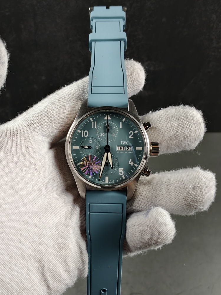 TW Pilot's Watch Chronograph 41 AMG Petronas Green Dial | 41mm | A7750 Automatic Chronograph Movement