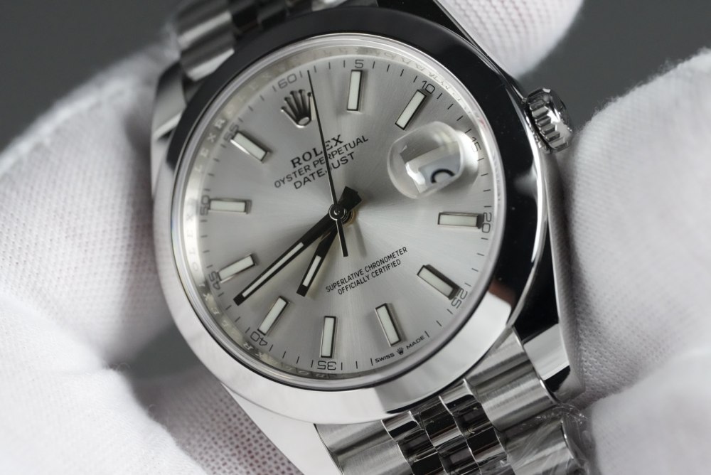 Superfranken Gold V2 Free-Sprung Datejust Silver Dial | 41mm | DD3235 Free-Sprung Super Clone Movement | Genuine Crystal, Dial, Hands, Date Wheel, Bezel & Crown