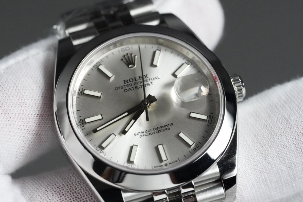 Superfranken Gold V2 Free-Sprung Datejust Silver Dial | 41mm | DD3235 Free-Sprung Super Clone Movement | Genuine Crystal, Dial, Hands, Date Wheel, Bezel & Crown