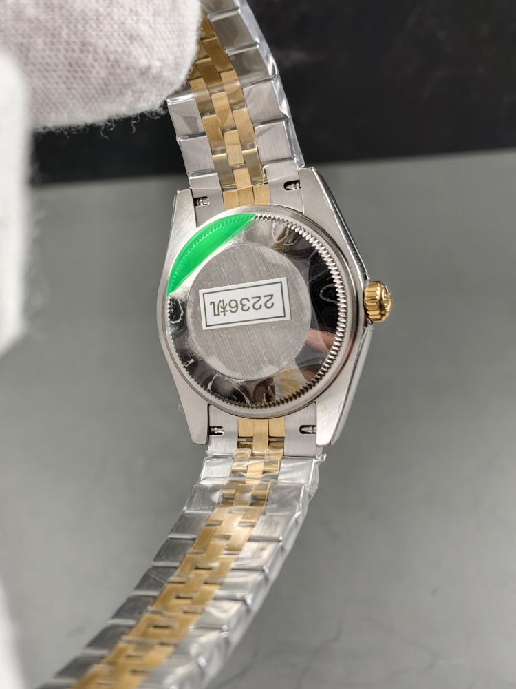 GS Datejust 31 Two-Tone Yellow Gold Mother of Pearl Dial | 31mm | Super Clone 2236 Movement