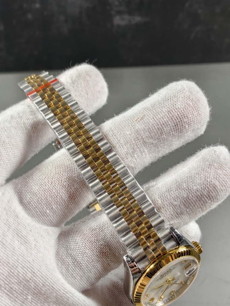 GS Datejust 31 Two-Tone Yellow Gold Mother of Pearl Dial | 31mm | Super Clone 2236 Movement