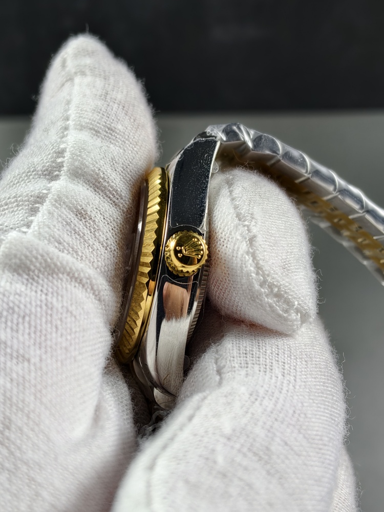 GS Datejust 31 Two-Tone Yellow Gold Mother of Pearl Dial | 31mm | Super Clone 2236 Movement