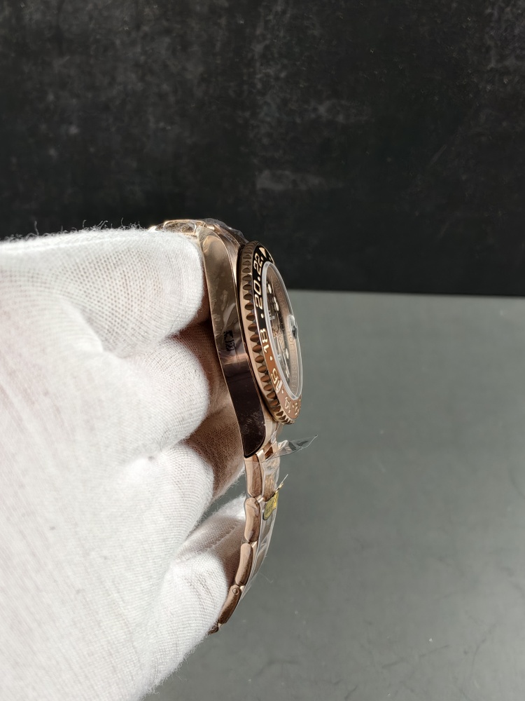 GOLD V4 Root Beer GMT | 40mm | SH3285 Super Clone Movement | Everose Gold & Stainless Steel