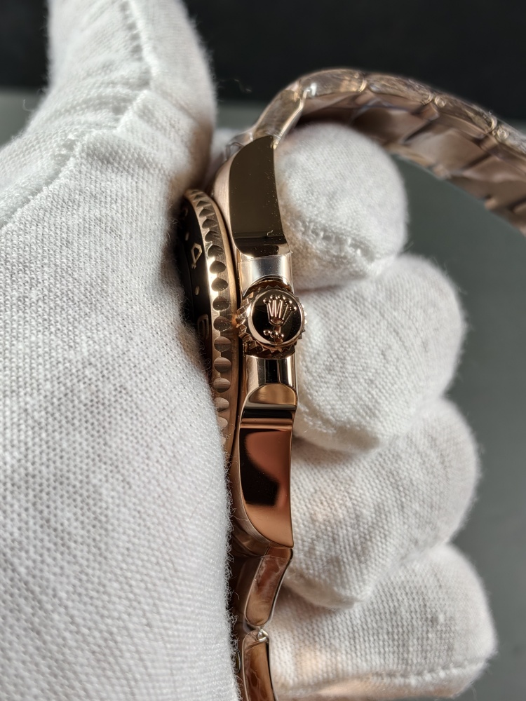 GOLD V4 Root Beer GMT | 40mm | SH3285 Super Clone Movement | Everose Gold & Stainless Steel
